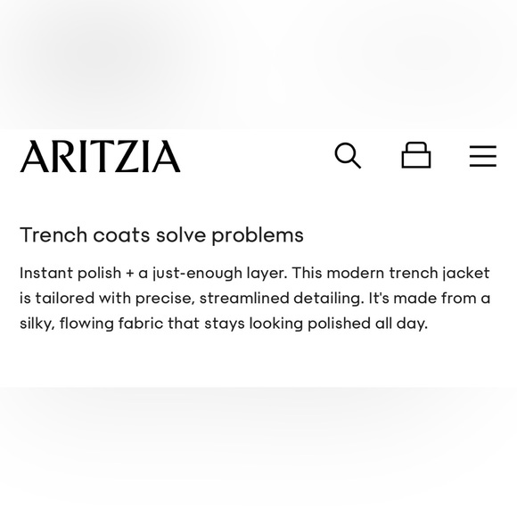 Aritzia Babaton Quincey Jacket, Babaton Flowy Trench Coat, Modern, Lightweight - Picture 13 of 15